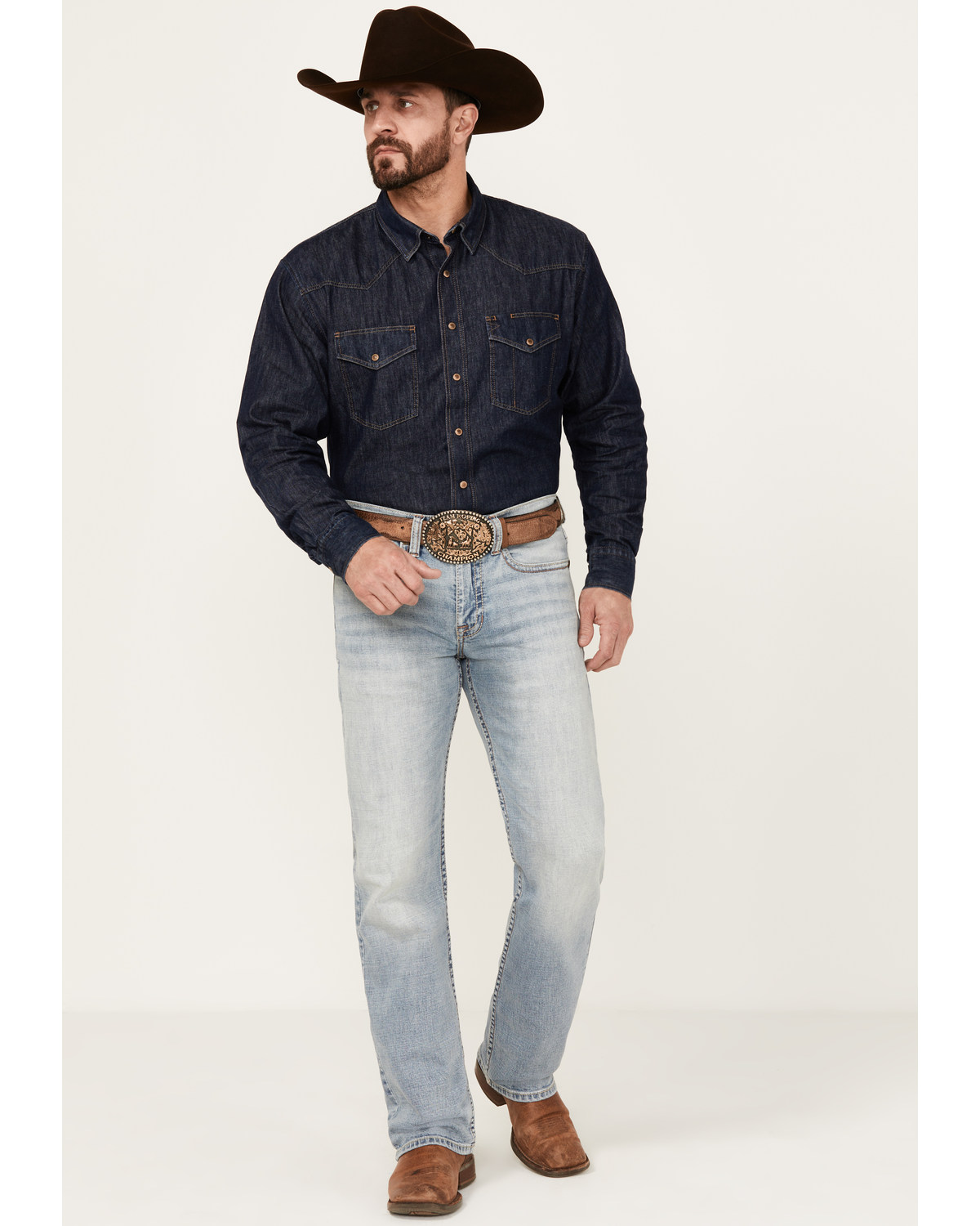 Buffalo David Bitton – Pantaloni Uomo Archer Slim Stretch – 5 Tasche – Colore Jacky's – Taglia 40W X 34L – Cotone Elasticizzato