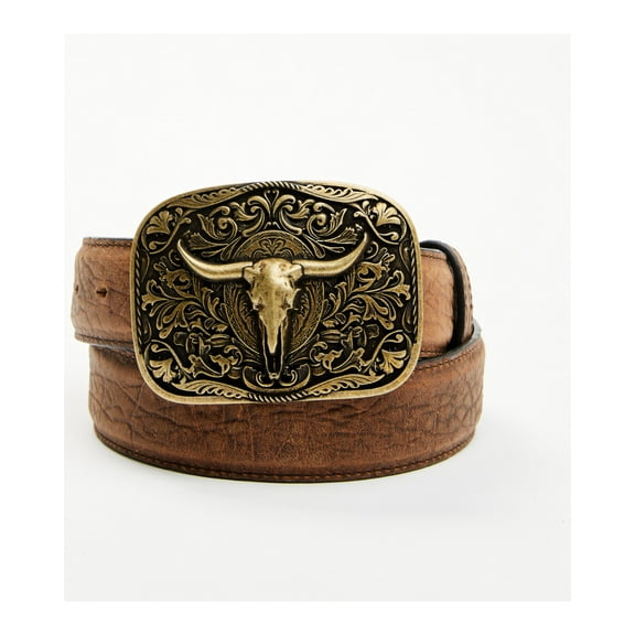 Cody James Men's Long Horn Buckle Belt - CJAFA24BT3-BN 36