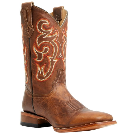 Cody James Men's Lynx Western Boot Broad Square Toe Brown 9 1/2 D(M) US