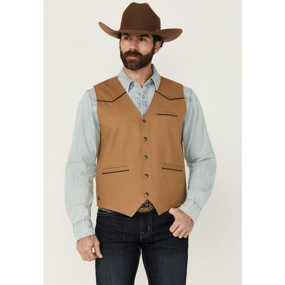 Cody James Men's Mcgraw Dressy Vest - CJSP25V2-TAN X-  US