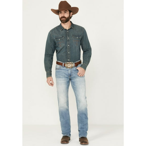 Cody James Men's Montoya Wash Jackson Slim Straight Stretch Denim Jeans Medium Wash 36W x 30L US