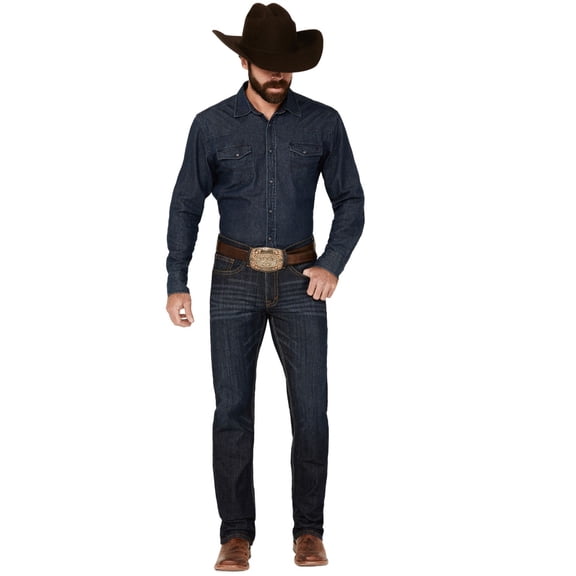 Cody James Men's Men'S Night Hawk Wash Jackson Slim Straight Stretch Blue 33W x 32L US