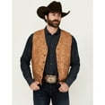 thumbnail image 1 of Cody James Men's Palomino Faux Leather Vest - CJFA24V41-TAN, 1 of 4