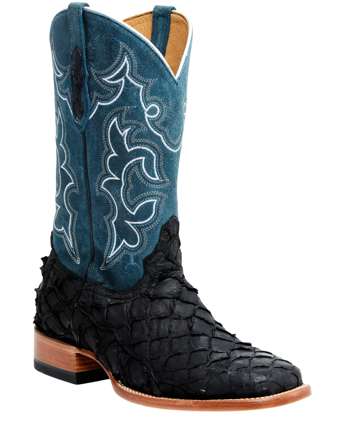 Cody James Men's Pirarucu Soul Western Exotic Boot Broad Square Toe