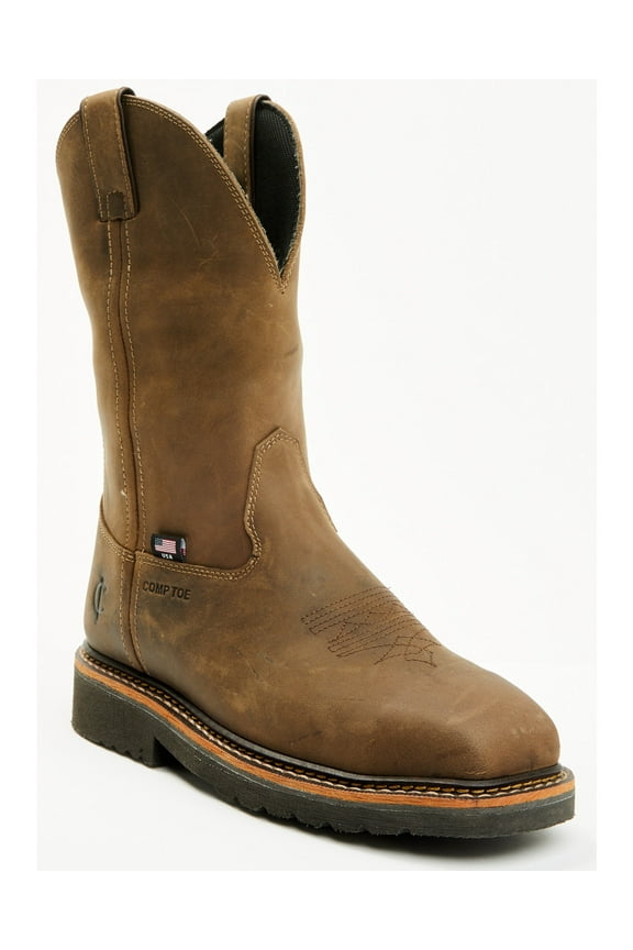 Men's Men'S 11.75" Pull-On Waterproof Work Boot Composite - BCJCWS0W152 10 EE US