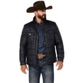 thumbnail image 1 of Cody James Men's Quilted Ponderosa Snap Shirt Jacket - CJFA23O2-NVY, 1 of 4