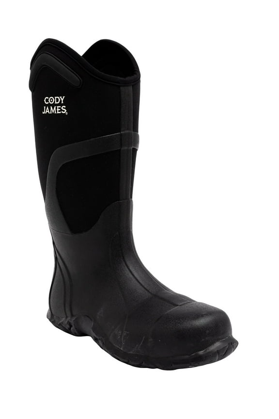 Men's 14" Rubber Waterproof Work Boot Composite Toe - BCJFA19W12-CT 12 D(M) US