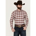 thumbnail image 1 of Cody James Men's Rush Plaid Print Long Sleeve Button-Down Stretch Western Shirt Ivory XX-, 1 of 4