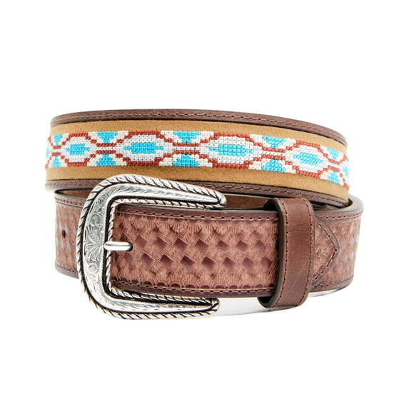 Cody James Men's Southwestern Basket Weave Western Belt - CJASU21BT3 44