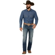 Cody James Men's Sundance Dark Wash Slim Straight Stretch Denim Jeans Medium Wash 33W x 30L  US