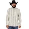 thumbnail image 1 of Cody James Men's Sunrise Stripe Long Sleeve Button-Down Stretch Western Shirt Ivory Medium, 1 of 4