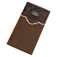 thumbnail image 1 of Cody James Men's Tooled Rodeo Wallet Brown One Size, 1 of 3