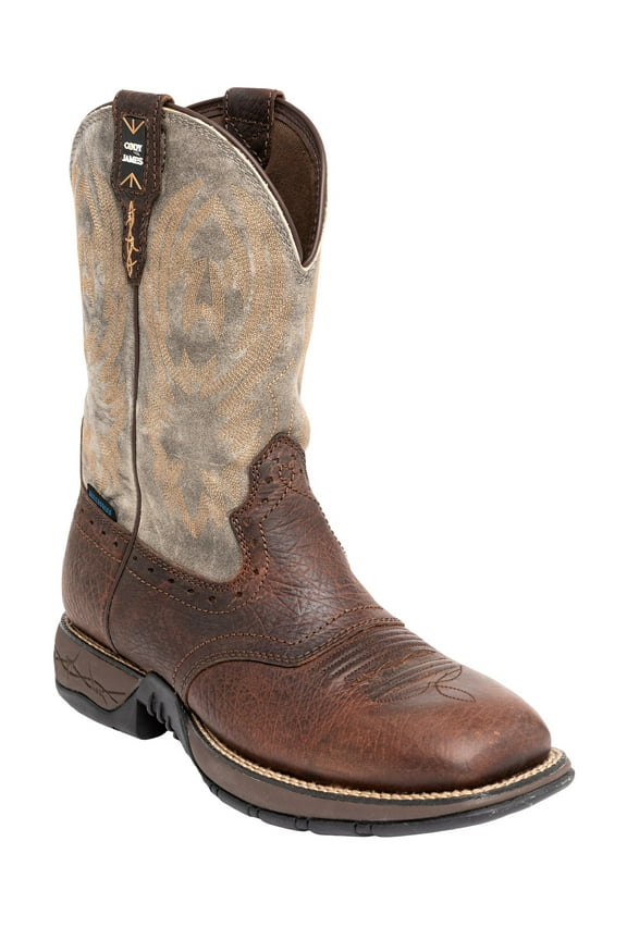 Men's Tyche Lite Performance Western Boot Broad Square Toe - BCJSP20P106 10 D(M) US