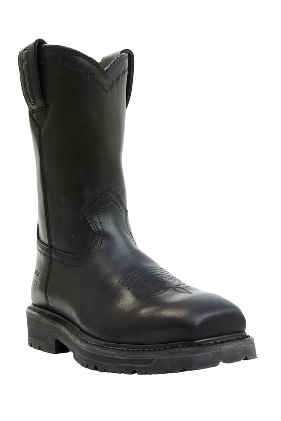 Men's Men'S 11" Uniform Western Work Boot Composite Toe Black 8.5 D(M) US