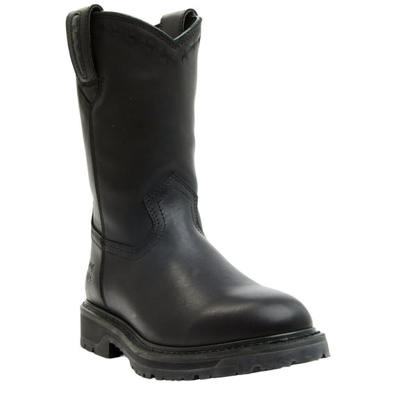 Cody James Men's 11" Uniform Western Work Boot Soft Toe Black 11.5 EE US
