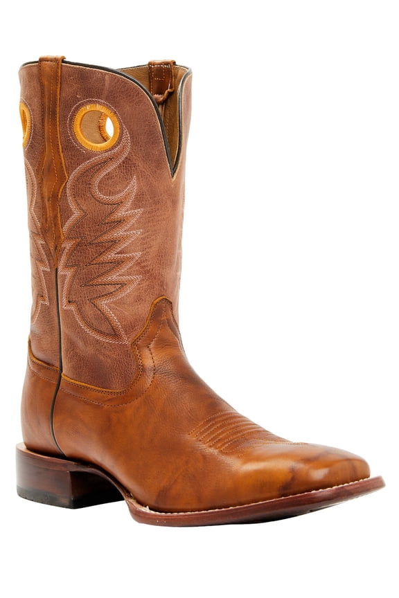 Men's Union Xero Gravity Western Performance Boot Broad Square Toe Brown 9 D(M) US