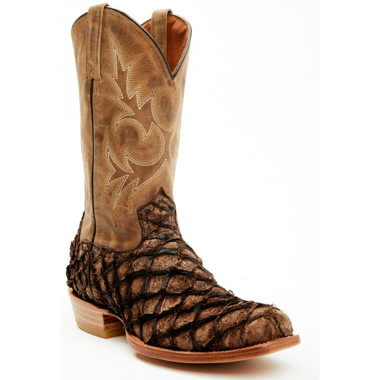 Cody James Men s Vaqueras Exotic Pirarucu Western Boot Square Toe RC1184 2 9.5 D M US Walmart