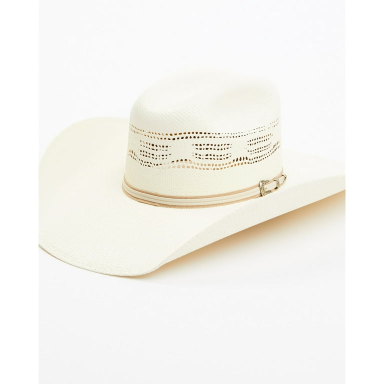 Cody James Men s Vented Bangora Straw Cowboy Hat Ivory 6 7 8