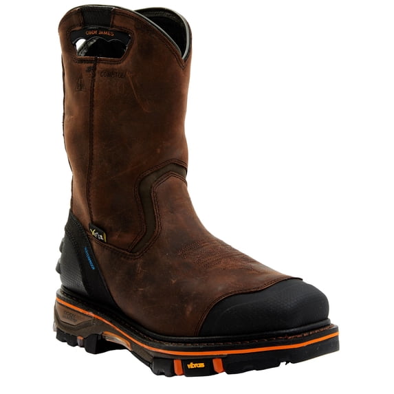 Cody James Men's Waterproof Met Guard Western Work Boot Composite Toe - BCJCWRPW58 12 D(M) US