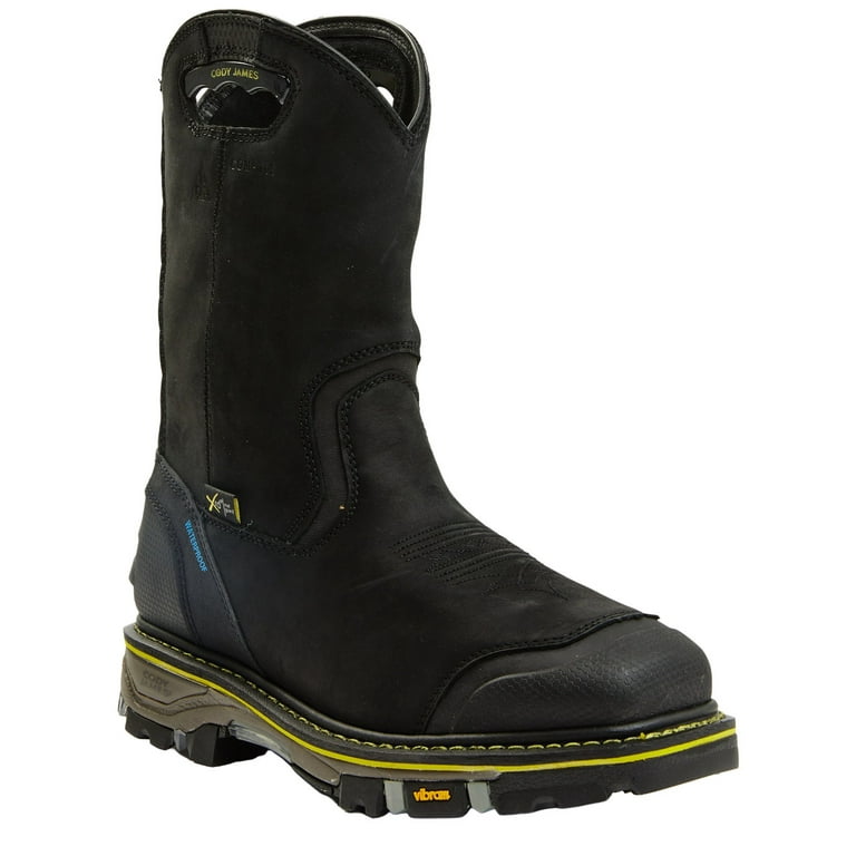 Cody James Men s Waterproof Met Guard Western Work Boot Composite Toe Bcjcwrpw59 11 D M US Size 11D Black