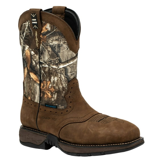 Cody James Men's 11" Xero Gravity Lite Camo Western Work Boot Composite Toe - MLBP-3-D 15 D(M) US