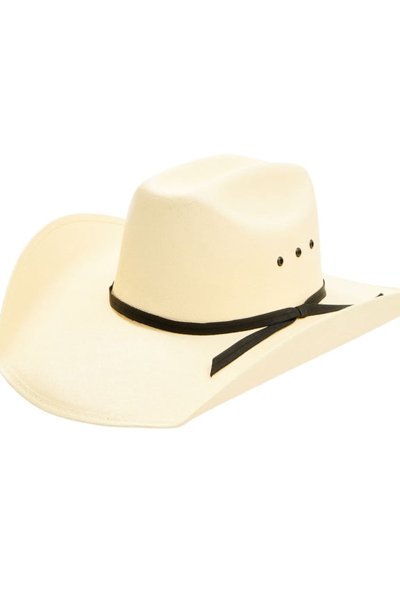 Unisex Straw Cowboy Hat Natural 6 7/8