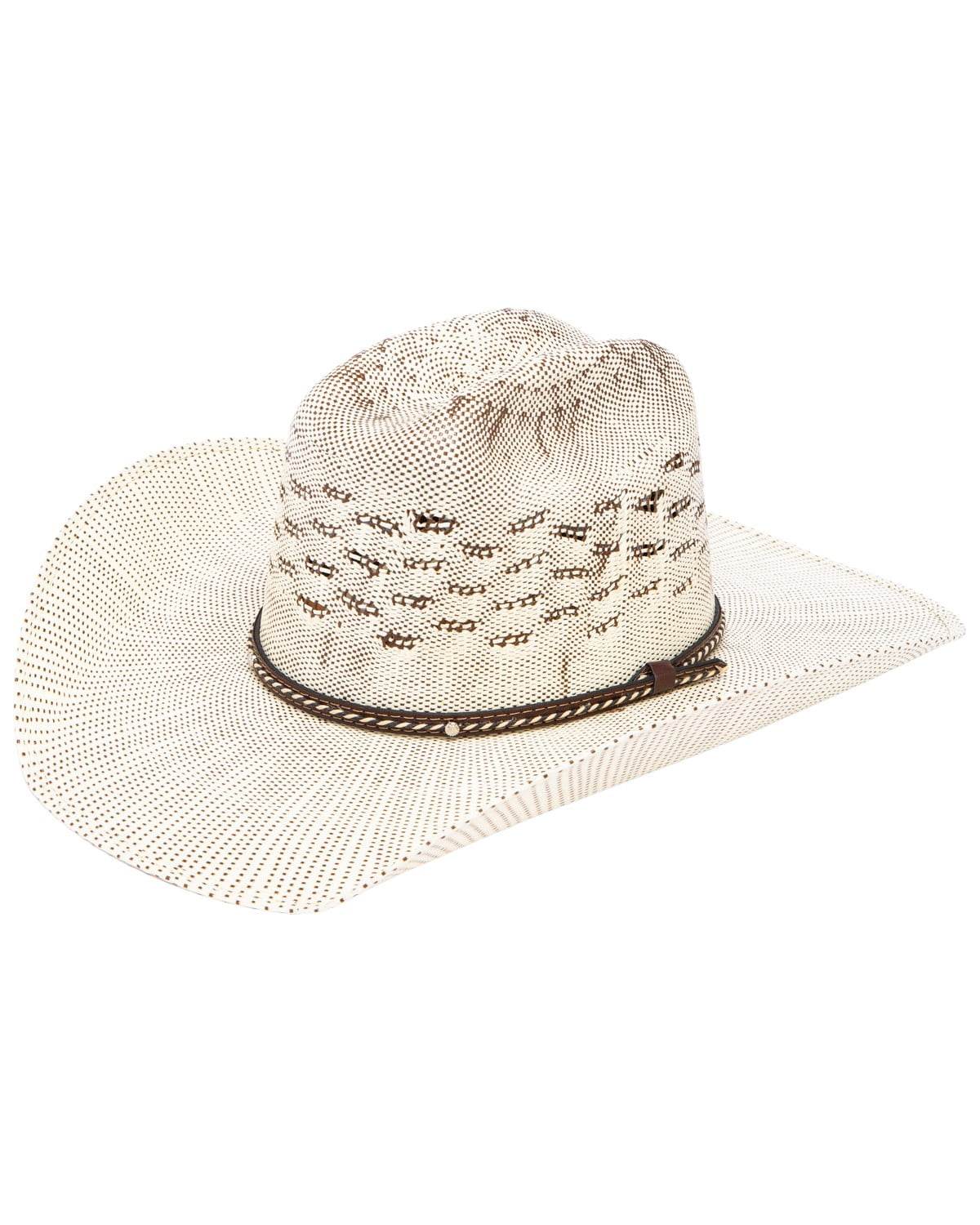 Cody James Unisex Twist Cord 15X Bangora Straw Cowboy Hat 
