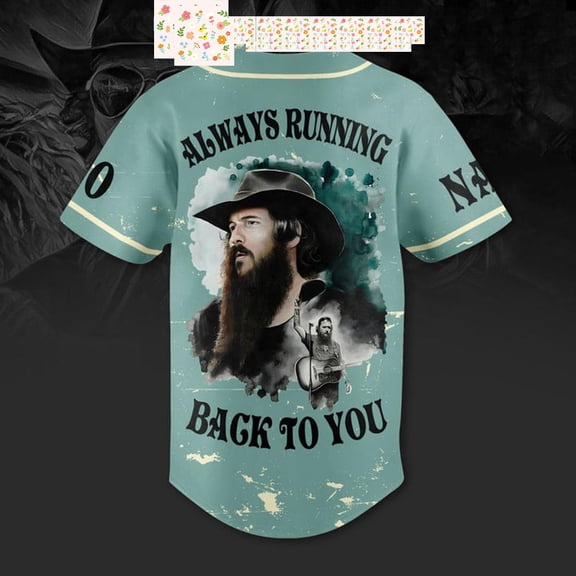Cody Jinks Always Running Back To You Personalized Baseball Jersey