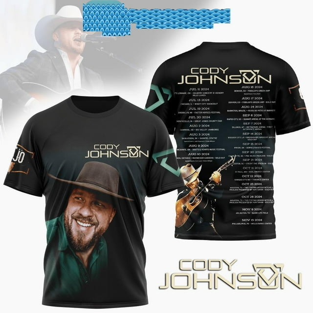 Cody Johnson 2024 Tour With Schedule Hoodie TShirt