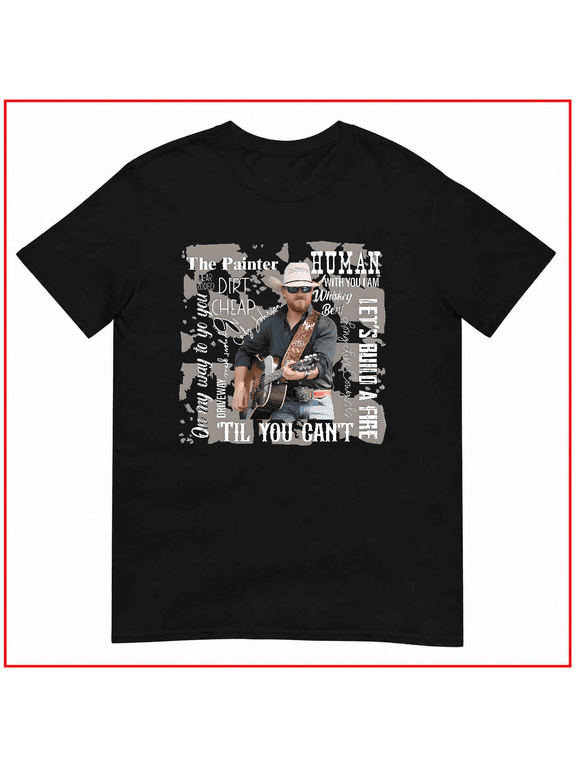 Cody Johnson Cojo Country Music Cow Print Unisex T Shirt Top V11309 Size S- 5XL