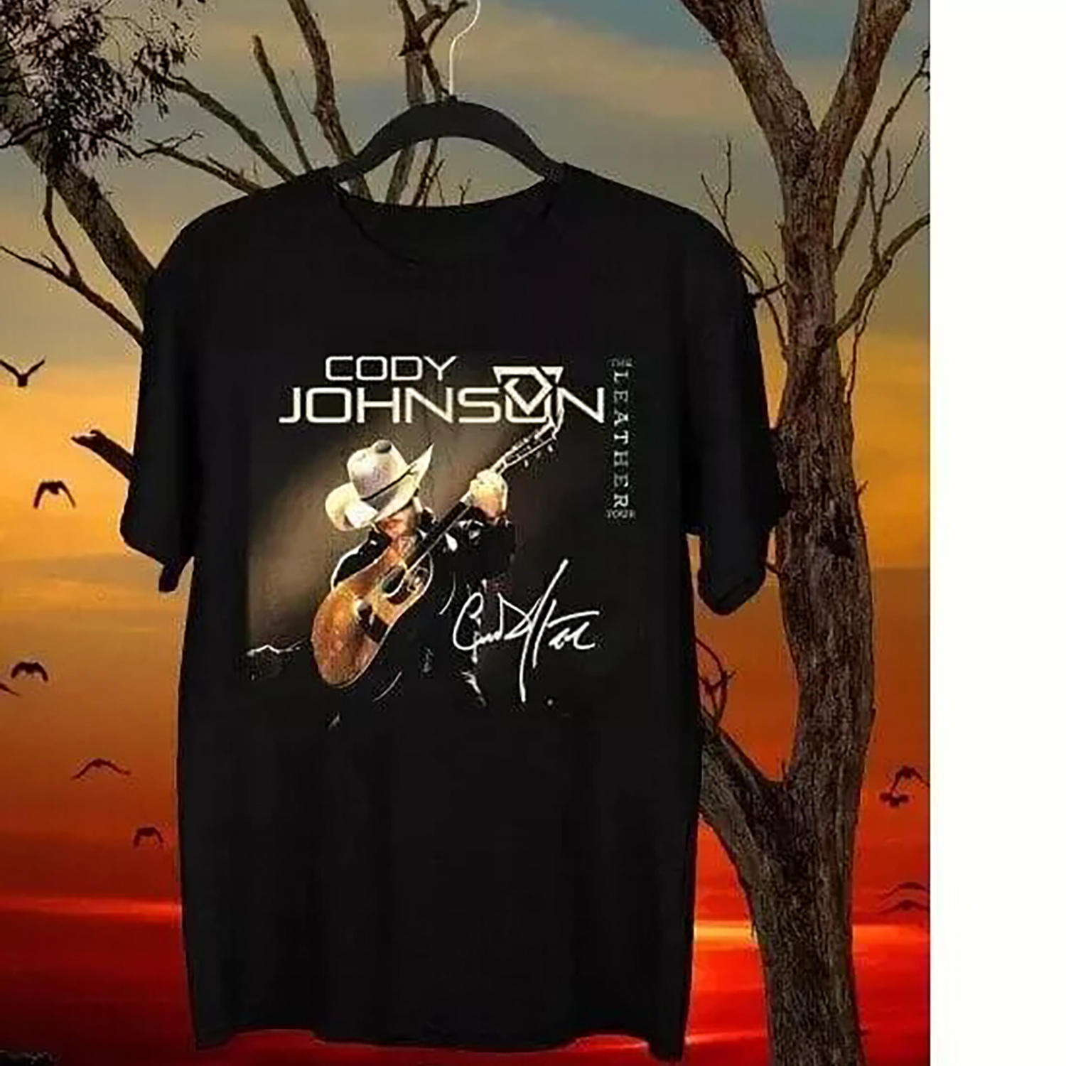 Cody Johnson The Leather Tour 2024 Collection Gift For Fan TShirt