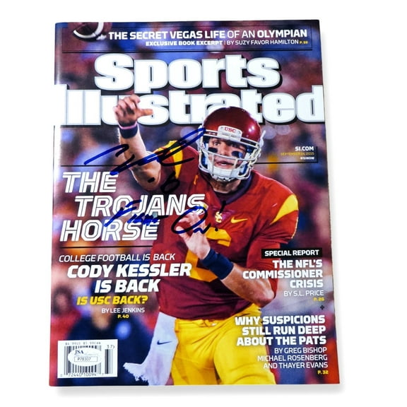 Cody Kessler Signed Autographed Magazine Sports Illustrated Trojans JSA P78307