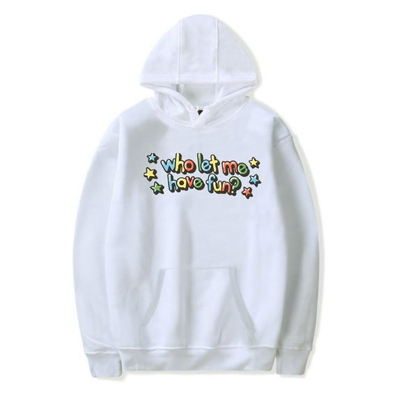 Cody Ko Who Let Me Have Fun Hoodie Long - Sleeve Sweatshirt for Men and Women in Casual Streetwear Style