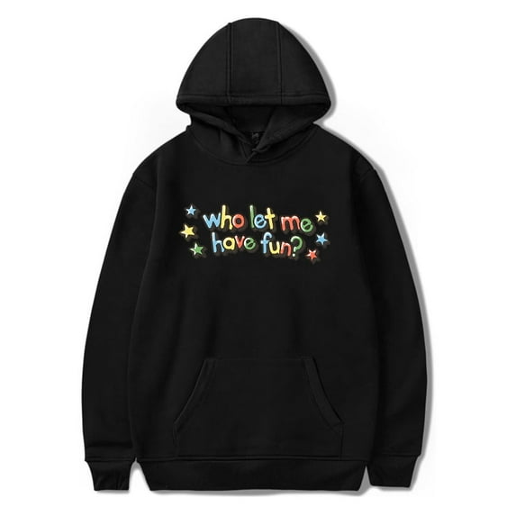 Cody Ko Who Let Me Have Fun Hoodie Long - Sleeve Sweatshirt for Men and Women in Casual Streetwear Style