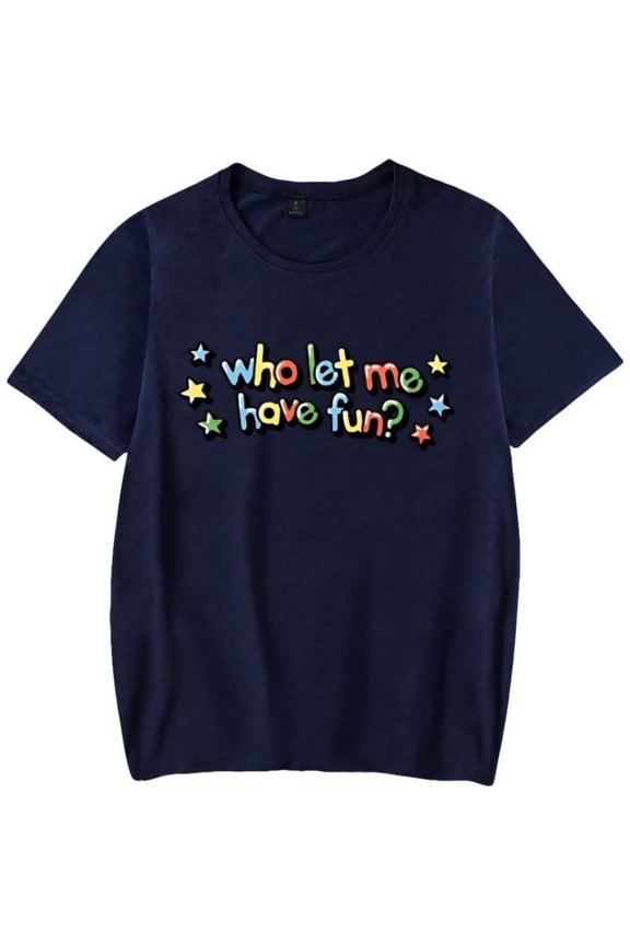 Cody Ko Who Let Me Have Fun Merch T-shirt Fun Tops Men And Women Casual Trend Short Sleeves