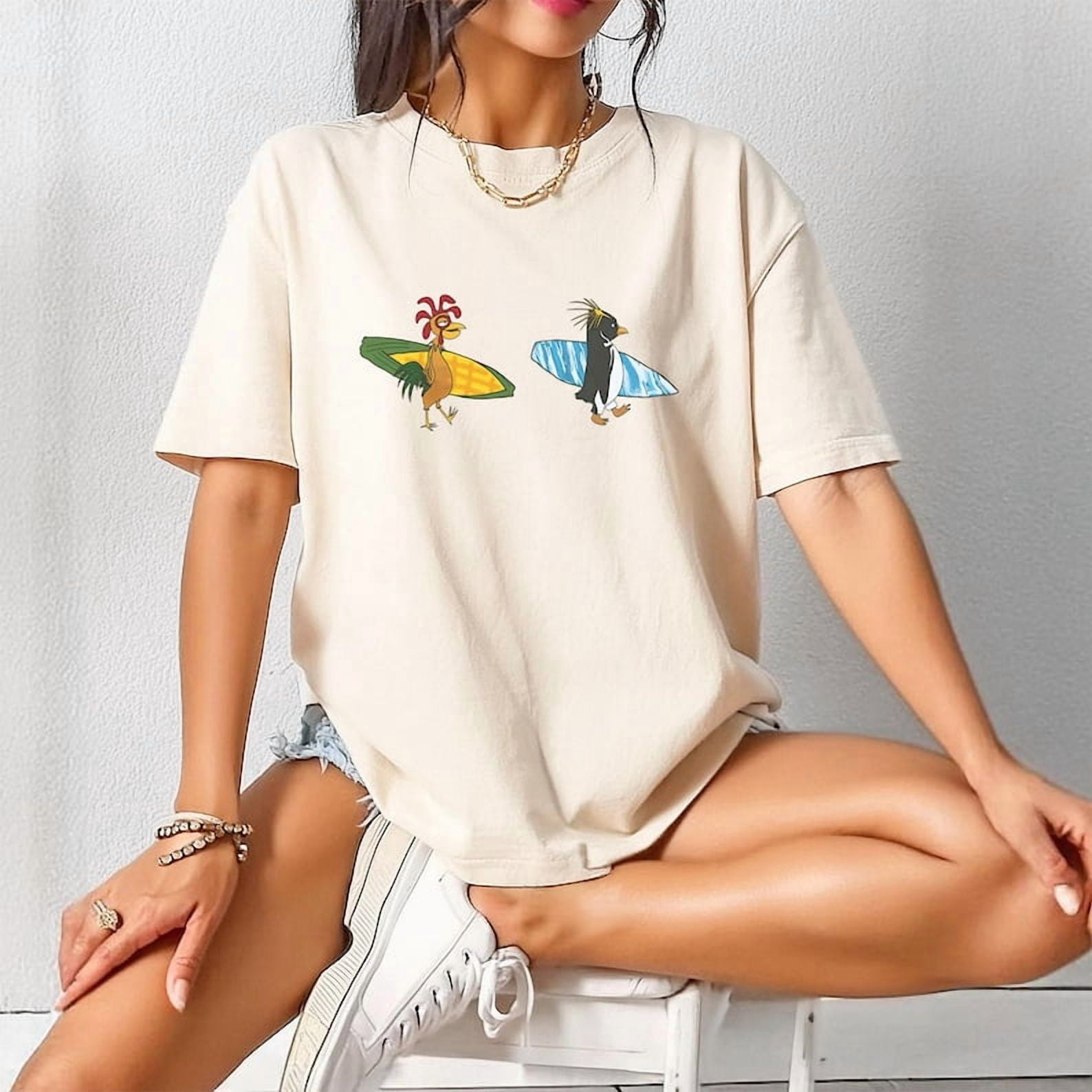 Cody Maverick & Chicken Joe Shirt, Surfs Up Tshirt, Funny Chicken Tee, Trendy Chicken Joe Top, Movie Fans Gift, Cody And Chicken Apparel