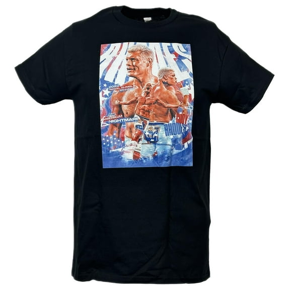 Cody Rhodes 2023 Royal Rumble Winner Poster Print Black T-shirt
