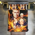 thumbnail image 1 of Cody Rhodes 3-Piece Comforter Set for Bedroom, Cody Rhodes Bedding Set for Kids Adults, Soft Microfiber Duvet Cover Set with Zipper Closure, 1 Duvet Cover + 2 Pillow Covers, 1 of 8