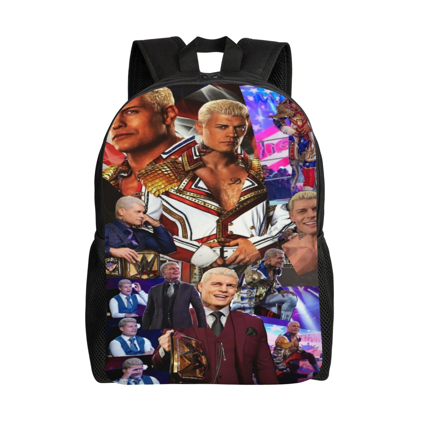 Cody Rhodes Backpack Cartoon Casual Students Laptop Bags Bookbag ...