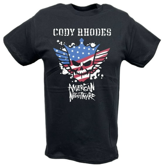 Cody Rhodes Big Bold American Nightmare Black Kids Boys Youth T-shirt