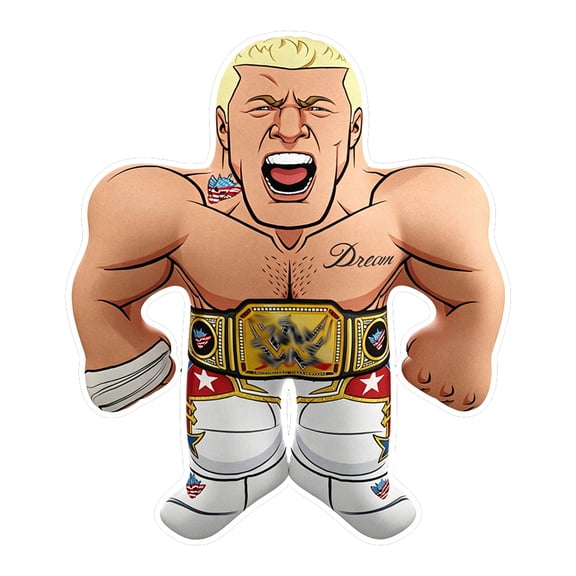 Cody Rhodes Decorative Pillows Big Shots Pillow Funny Cartoon 15.75 inches Shaped Throw Pillows