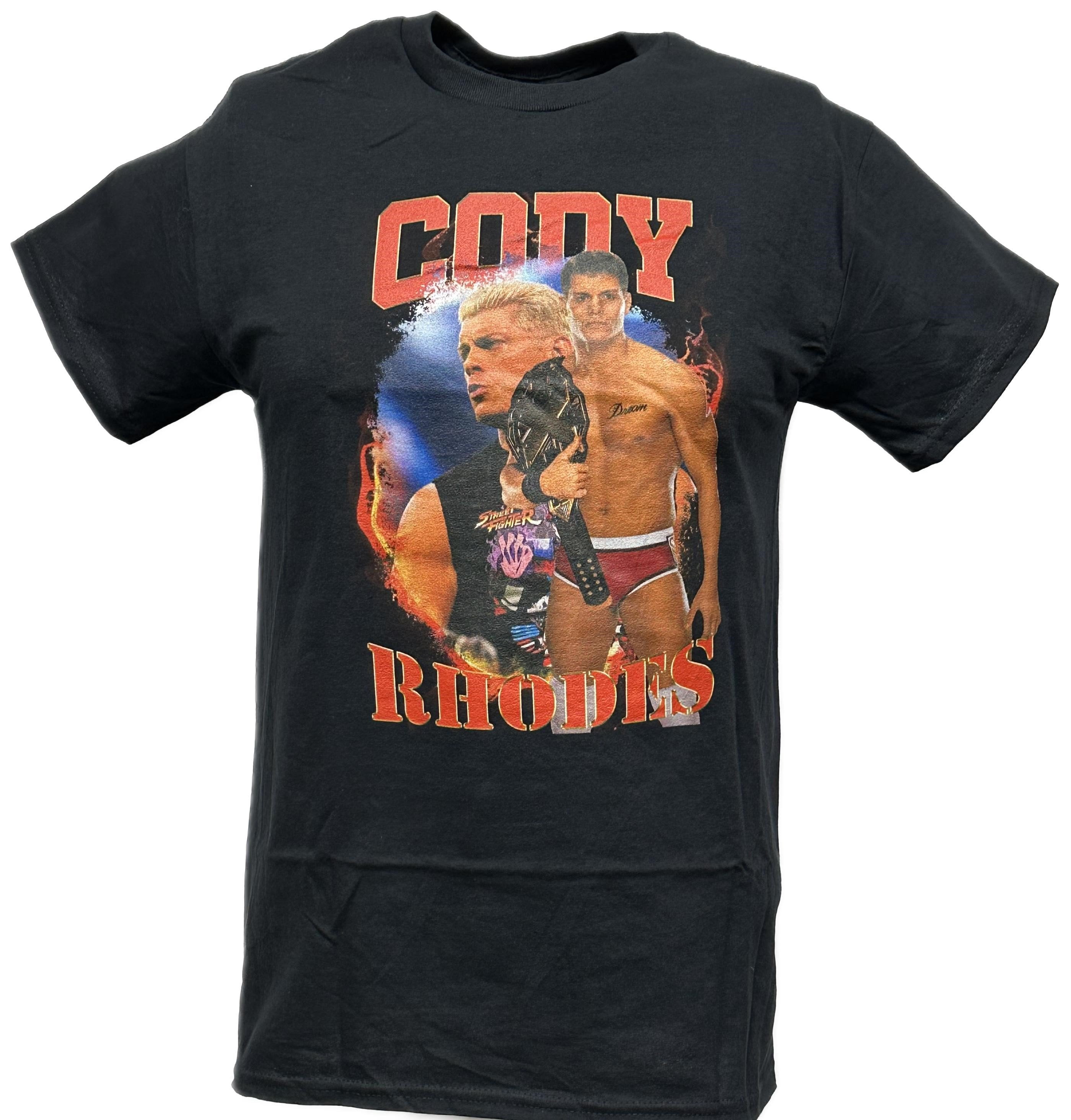 Cody Rhodes Double Pose Black T-shirt AEW WWE - Walmart.com