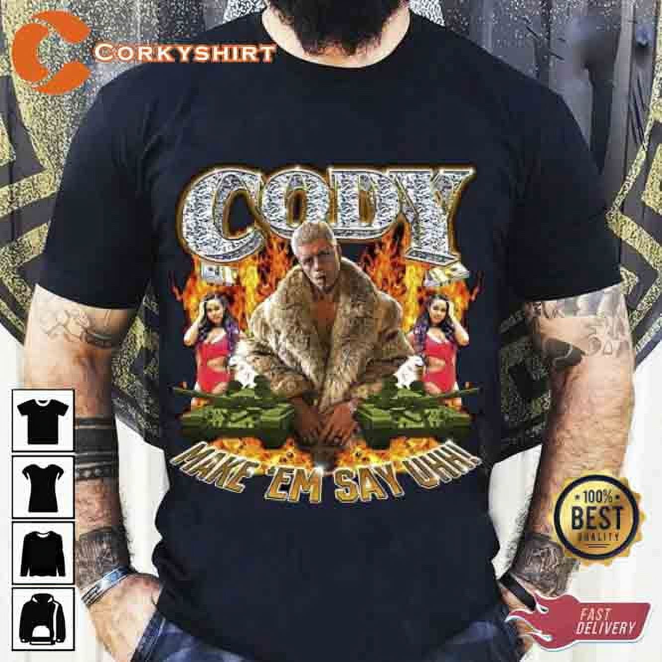 Cody Rhodes Make Em Say Uhh Unisex Hoodie