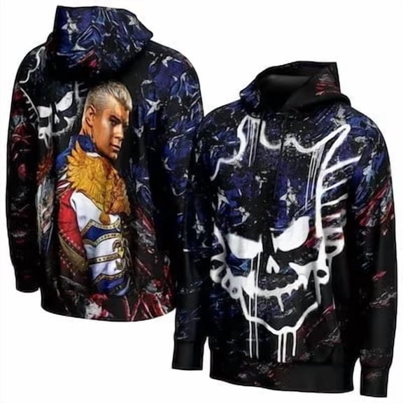 Cody Rhodes Merch Unisex Hoodie Long Sleeve Unisex Pullover Clothing Oversized Outdoor Kids Sweatshirt