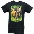 thumbnail image 1 of Cody Rhodes Neon Championship Belt Black T-shirt AEW WWE, 1 of 4