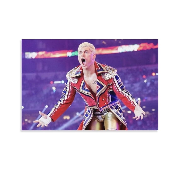 Cody Rhodes Professional Wrestler Poster Cool Art Poster Canvas Painting Decor Wall Print Photo Gifts Home Modern Decorative Posters 24x36inch(60x90cm)