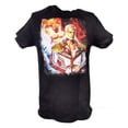 thumbnail image 1 of Cody Rhodes Three Faces Mens Black T-shirt, 1 of 4