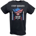 thumbnail image 1 of Cody Rhodes USA Stars and Stripes Nightmare Logo T-shirt, 1 of 4