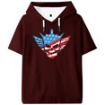 thumbnail image 1 of Cody Rhodes Victory Hooded T-shirt Short Sleeve Tee Women Men Outdoor Streetwear Tops, 1 of 3