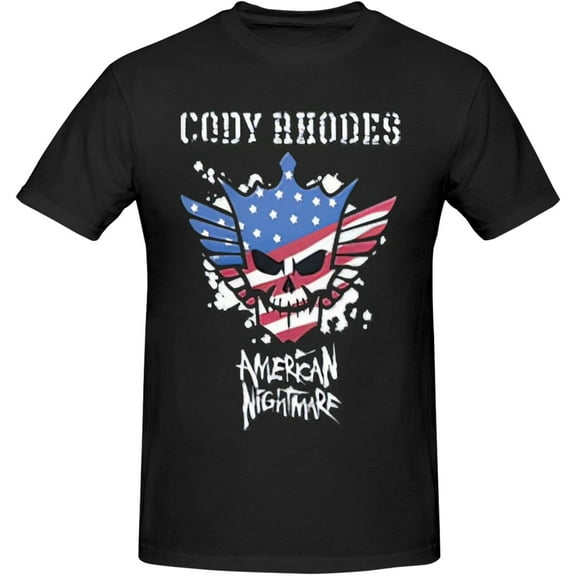 Cody Rhodes Youth & Adult Men's Short Sleeve Hawaiian T-Shirts,Crew Neck Tops Clothing T Shirt for Men